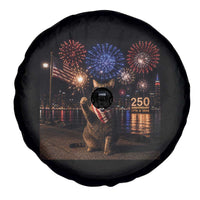 USA 250th Anniversary Cat Spare Tire Cover Funny 4th Of July Independence Day 250 Years 1776 2026 Patriotic Celebration Meme