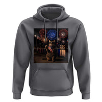USA 250th Anniversary Cat Hoodie Funny 4th Of July Independence Day 250 Years 1776 2026 Patriotic Celebration Meme