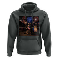 USA 250th Anniversary Cat Hoodie Funny 4th Of July Independence Day 250 Years 1776 2026 Patriotic Celebration Meme