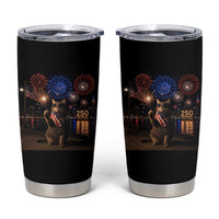 USA 250th Anniversary Cat Tumbler Cup Funny 4th Of July Independence Day 250 Years 1776 2026 Patriotic Celebration Meme