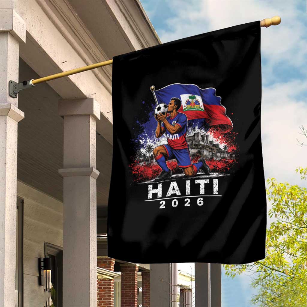 Haiti Soccer 2026 Garden Flag Haitian World Football Fan Ayiti Lover