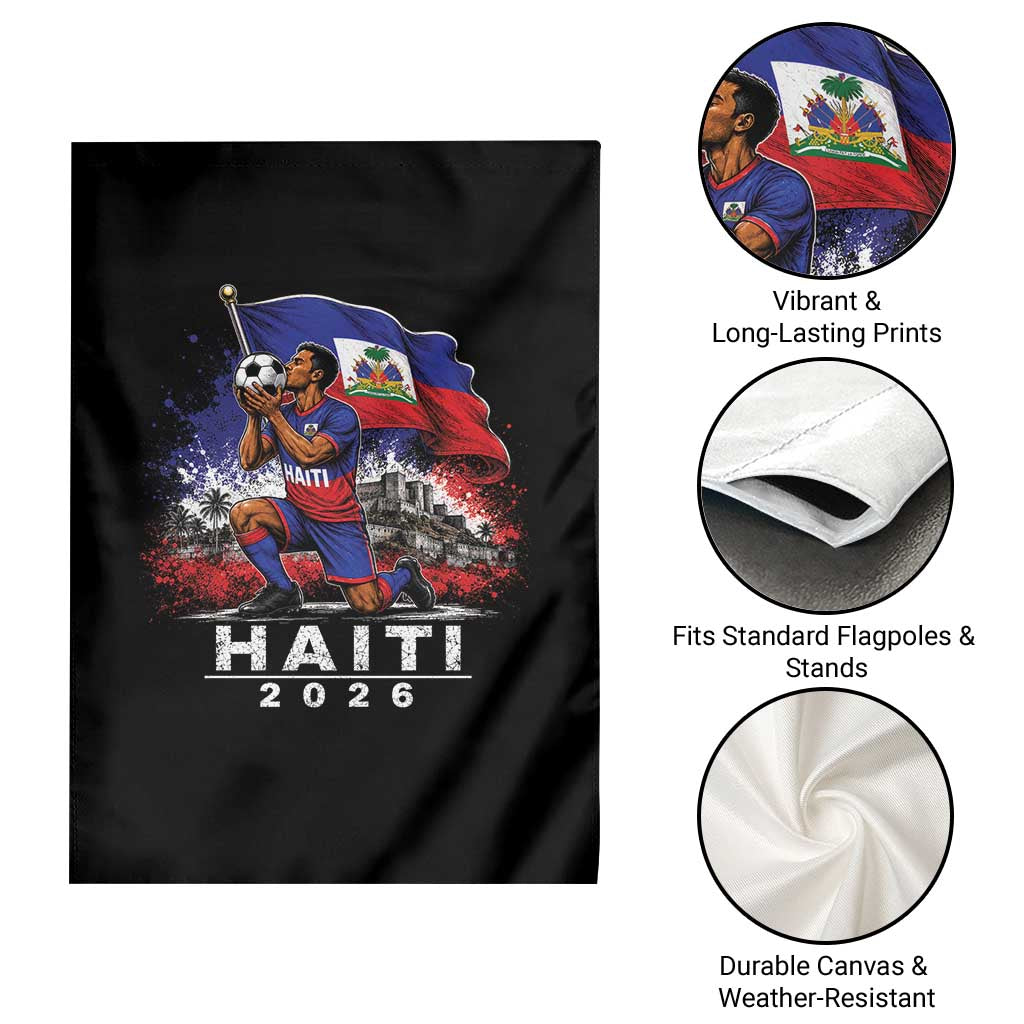Haiti Soccer 2026 Garden Flag Haitian World Football Fan Ayiti Lover