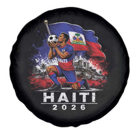 Haiti Soccer 2026 Spare Tire Cover Haitian World Football Fan Ayiti Lover