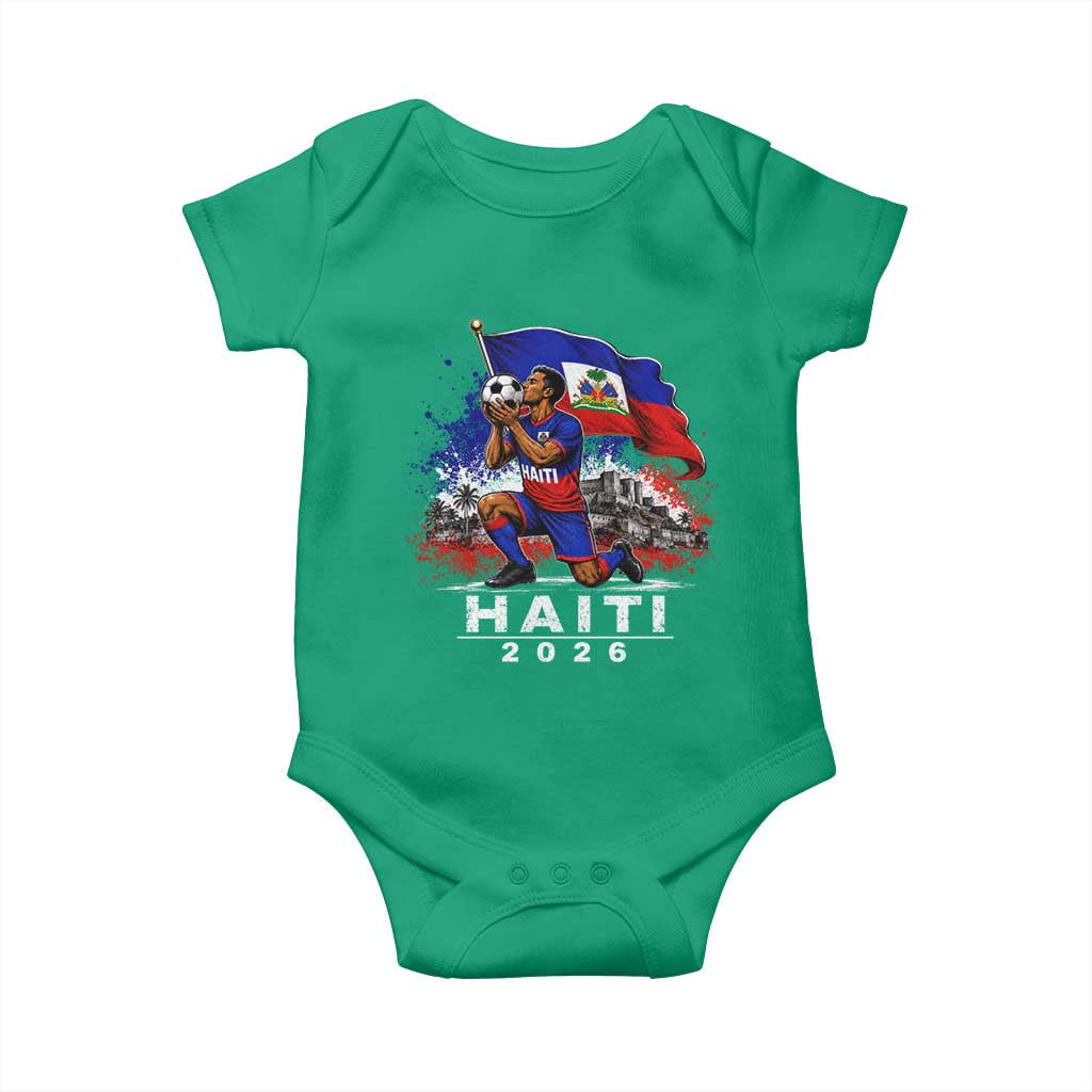 Haiti Soccer 2026 Baby Onesie Haitian World Football Fan Ayiti Lover