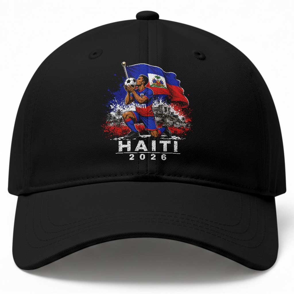 Haiti Soccer 2026 Baseball Cap Haitian World Football Fan Ayiti Lover