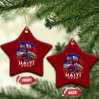 Haiti Soccer 2026 Ceramic Ornament Haitian World Football Fan Ayiti Lover