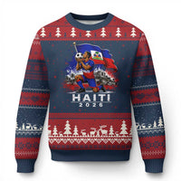 Haiti Soccer 2026 Ugly Christmas Sweater Haitian World Football Fan Ayiti Lover