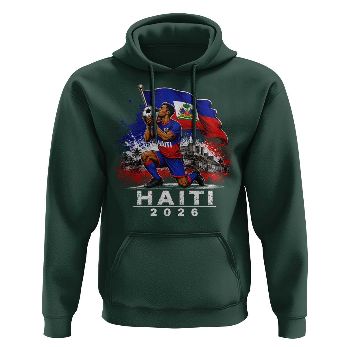 Haiti Soccer 2026 Hoodie Haitian World Football Fan Ayiti Lover