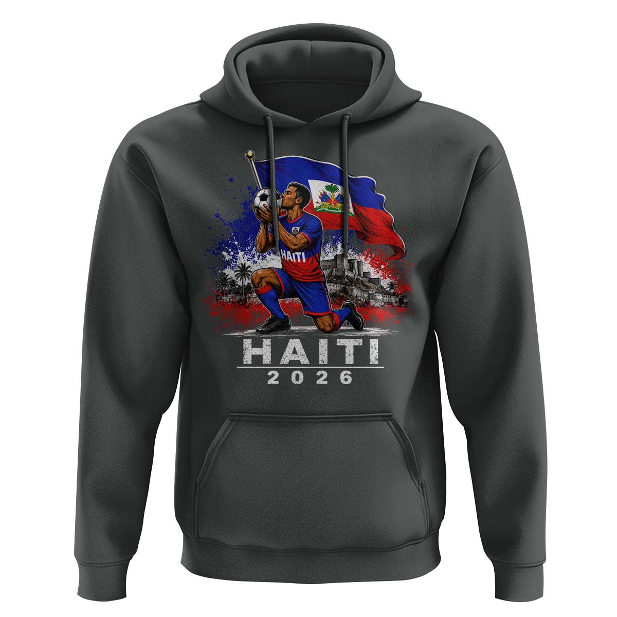 Haiti Soccer 2026 Hoodie Haitian World Football Fan Ayiti Lover