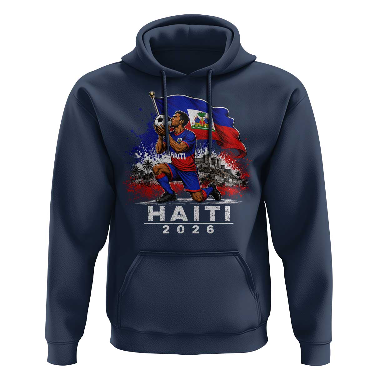 Haiti Soccer 2026 Hoodie Haitian World Football Fan Ayiti Lover