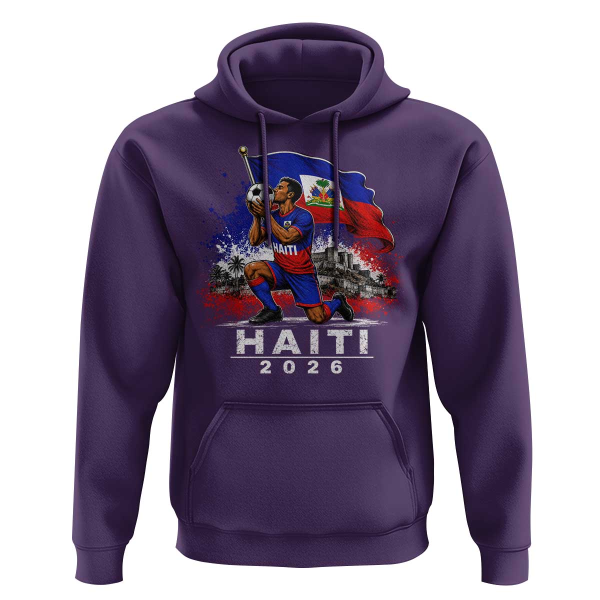 Haiti Soccer 2026 Hoodie Haitian World Football Fan Ayiti Lover