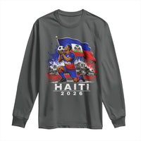 Haiti Soccer 2026 Long Sleeve Shirt Haitian World Football Fan Ayiti Lover