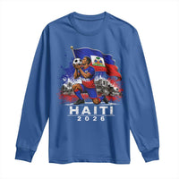 Haiti Soccer 2026 Long Sleeve Shirt Haitian World Football Fan Ayiti Lover
