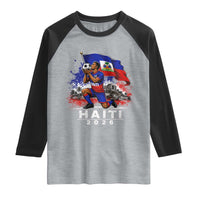Haiti Soccer 2026 Raglan Shirt Haitian World Football Fan Ayiti Lover