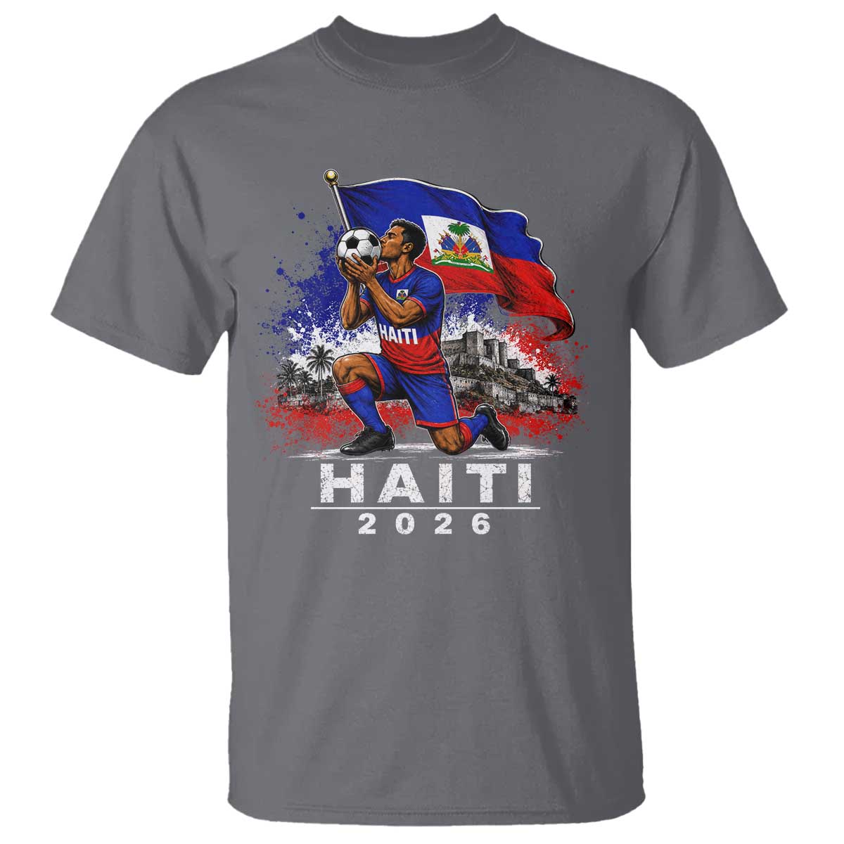 Haiti Soccer 2026 T Shirt Haitian World Football Fan Ayiti Lover
