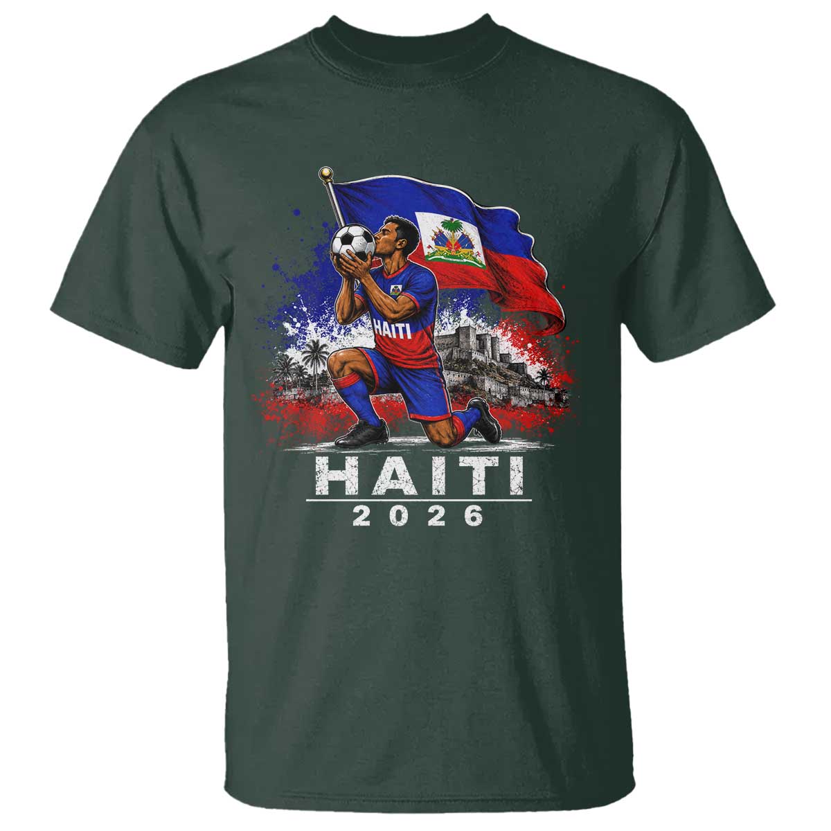 Haiti Soccer 2026 T Shirt Haitian World Football Fan Ayiti Lover