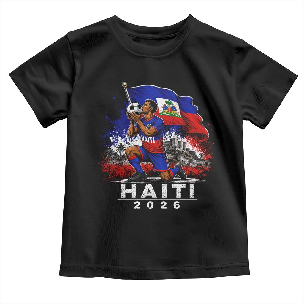 Haiti Soccer 2026 Toddler T Shirt Haitian World Football Fan Ayiti Lover