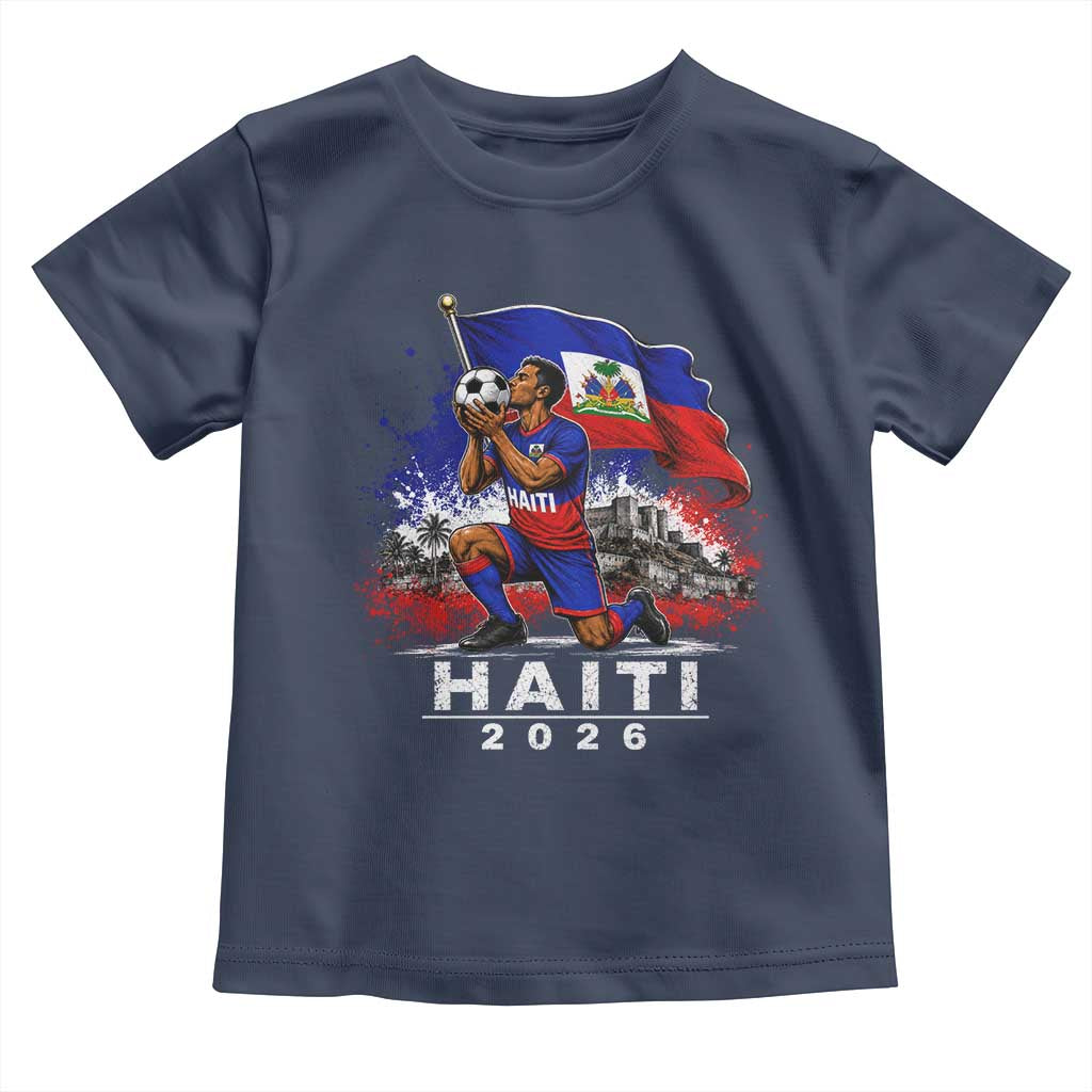Haiti Soccer 2026 Toddler T Shirt Haitian World Football Fan Ayiti Lover
