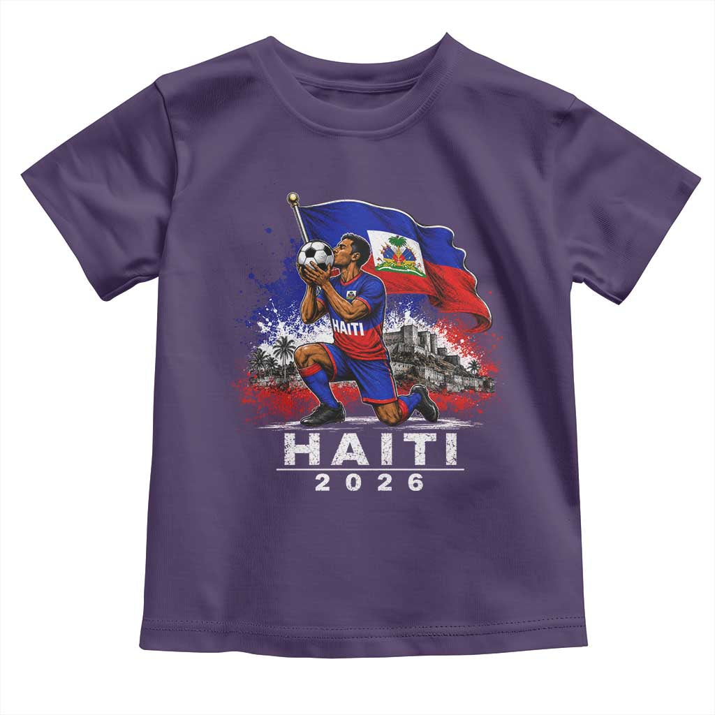 Haiti Soccer 2026 Toddler T Shirt Haitian World Football Fan Ayiti Lover