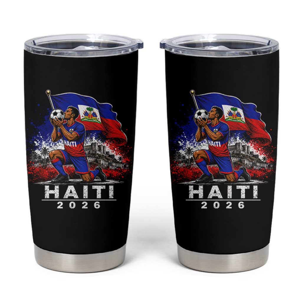 Haiti Soccer 2026 Tumbler Cup Haitian World Football Fan Ayiti Lover