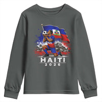 Haiti Soccer 2026 Youth Sweatshirt Haitian World Football Fan Ayiti Lover