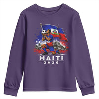 Haiti Soccer 2026 Youth Sweatshirt Haitian World Football Fan Ayiti Lover
