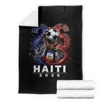 Haiti Soccer 2026 Throw Blanket World Football Fan Haitian Pride Ayiti