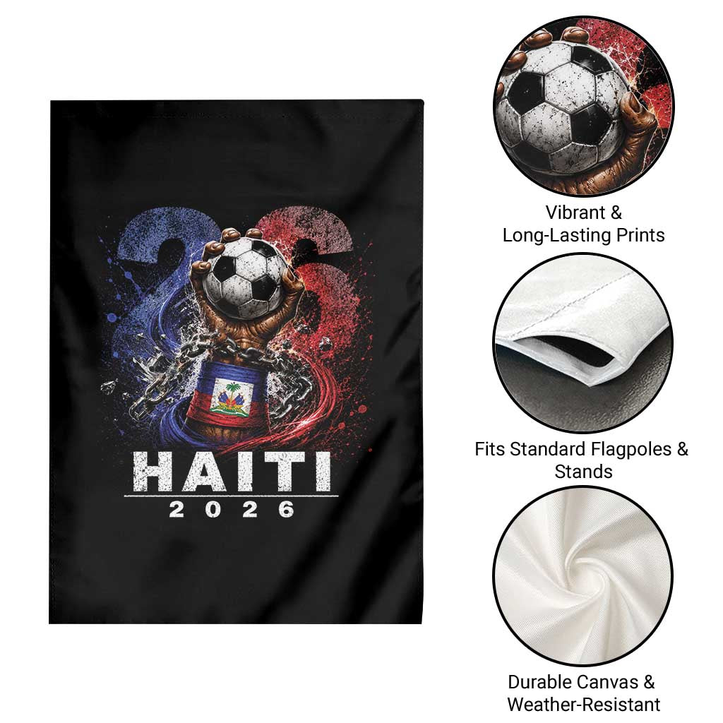 Haiti Soccer 2026 Garden Flag World Football Fan Haitian Pride Ayiti