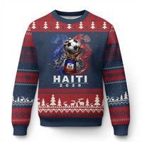 Haiti Soccer 2026 Ugly Christmas Sweater World Football Fan Haitian Pride Ayiti