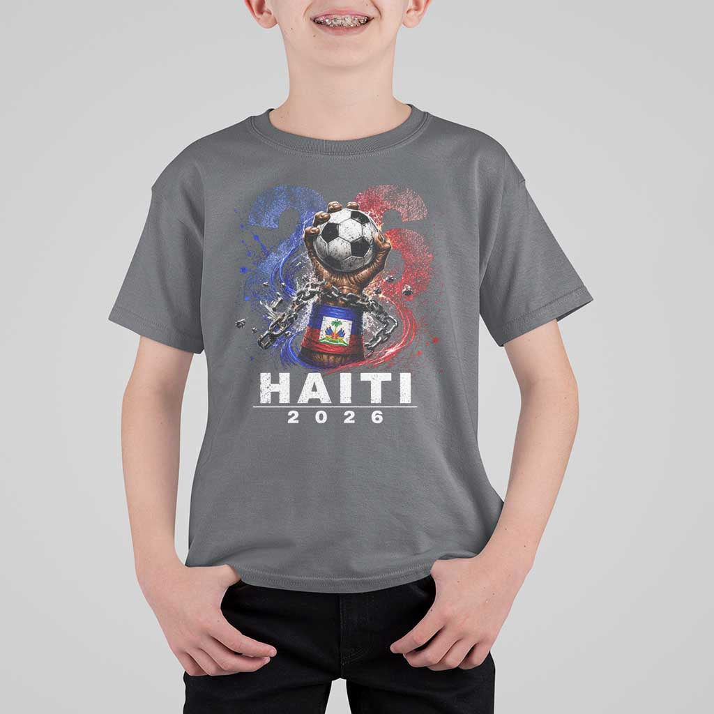 Haiti Soccer 2026 T Shirt For Kid World Football Fan Haitian Pride Ayiti