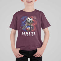 Haiti Soccer 2026 T Shirt For Kid World Football Fan Haitian Pride Ayiti