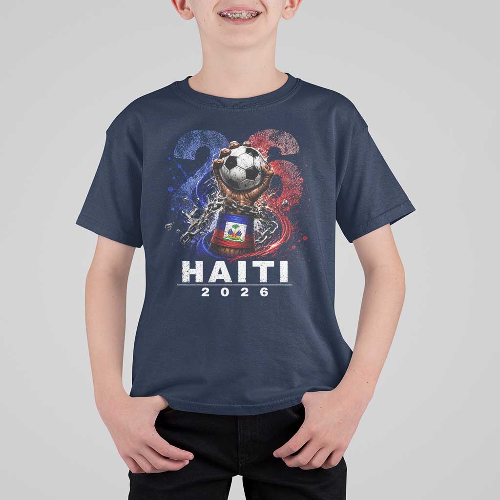 Haiti Soccer 2026 T Shirt For Kid World Football Fan Haitian Pride Ayiti