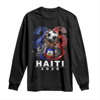 Haiti Soccer 2026 Long Sleeve Shirt World Football Fan Haitian Pride Ayiti