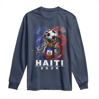 Haiti Soccer 2026 Long Sleeve Shirt World Football Fan Haitian Pride Ayiti