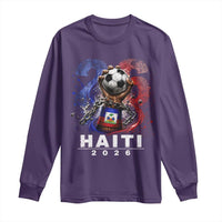 Haiti Soccer 2026 Long Sleeve Shirt World Football Fan Haitian Pride Ayiti