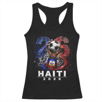 Haiti Soccer 2026 Racerback Tank Top World Football Fan Haitian Pride Ayiti