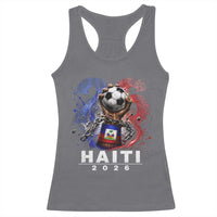 Haiti Soccer 2026 Racerback Tank Top World Football Fan Haitian Pride Ayiti