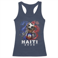 Haiti Soccer 2026 Racerback Tank Top World Football Fan Haitian Pride Ayiti