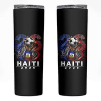 Haiti Soccer 2026 Skinny Tumbler World Football Fan Haitian Pride Ayiti