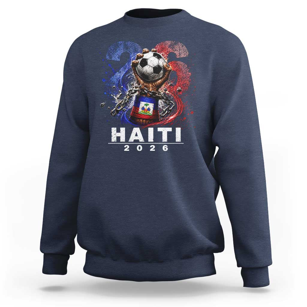 Haiti Soccer 2026 Sweatshirt World Football Fan Haitian Pride Ayiti