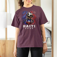 Haiti Soccer 2026 T Shirt For Women World Football Fan Haitian Pride Ayiti