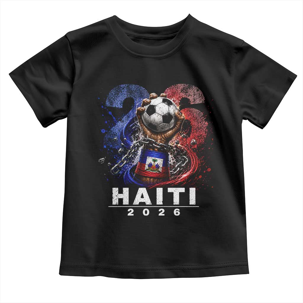 Haiti Soccer 2026 Toddler T Shirt World Football Fan Haitian Pride Ayiti