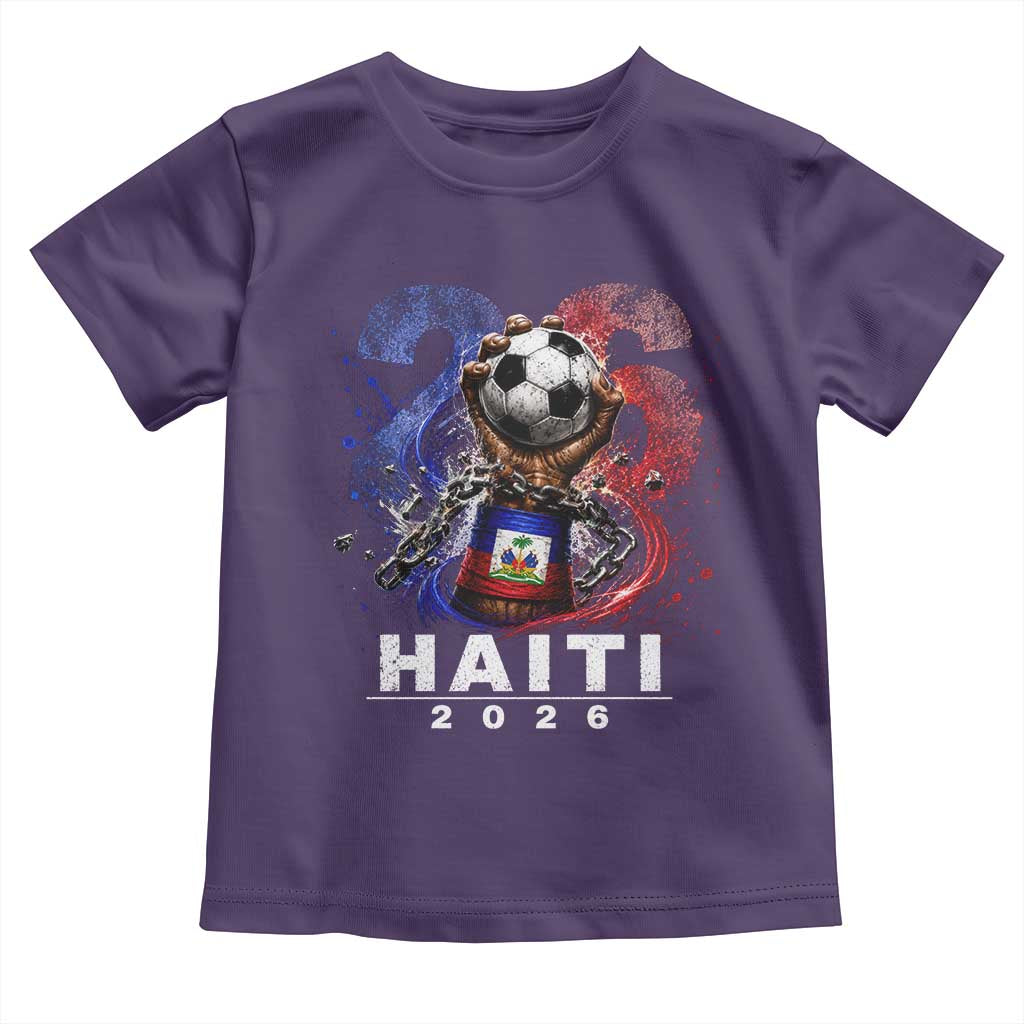 Haiti Soccer 2026 Toddler T Shirt World Football Fan Haitian Pride Ayiti
