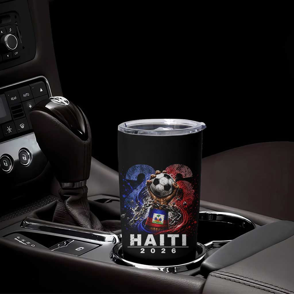 Haiti Soccer 2026 Tumbler Cup World Football Fan Haitian Pride Ayiti