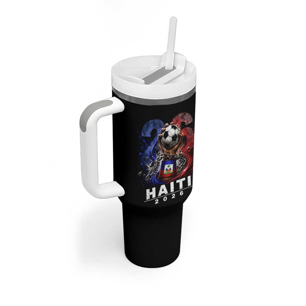 Haiti Soccer 2026 Tumbler With Handle World Football Fan Haitian Pride Ayiti
