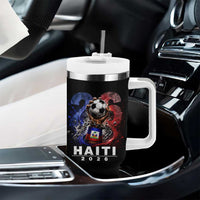 Haiti Soccer 2026 Tumbler With Handle World Football Fan Haitian Pride Ayiti