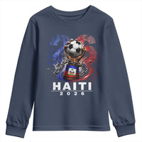 Haiti Soccer 2026 Youth Sweatshirt World Football Fan Haitian Pride Ayiti
