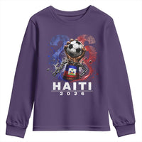 Haiti Soccer 2026 Youth Sweatshirt World Football Fan Haitian Pride Ayiti