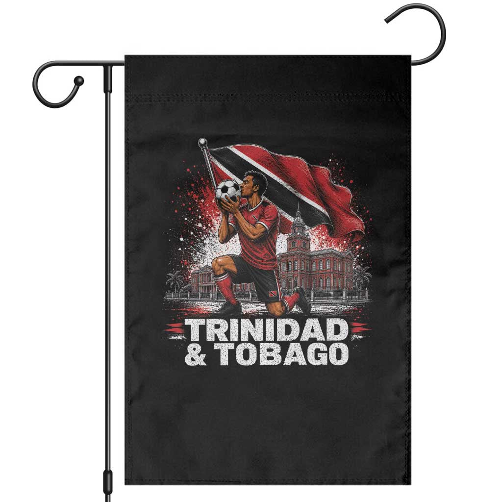 Trinidad and Tobago Soccer Garden Flag Patriotic Football Fan Caribbean Pride Gift