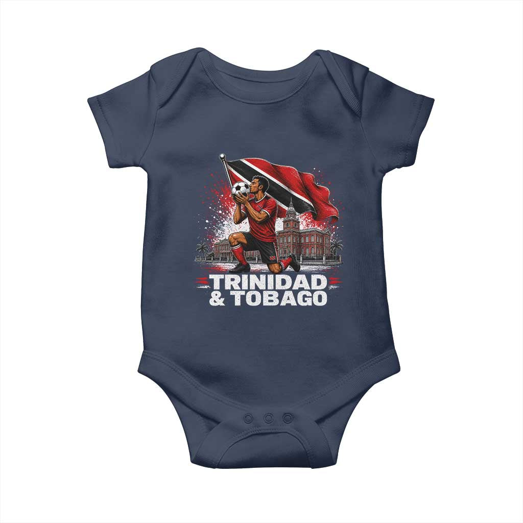 Trinidad and Tobago Soccer Baby Onesie Patriotic Football Fan Caribbean Pride Gift